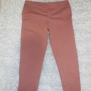 Dusty rose mid rise leggings 💕
